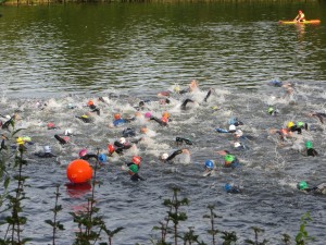 Swimmers in action at Southwater Relay start